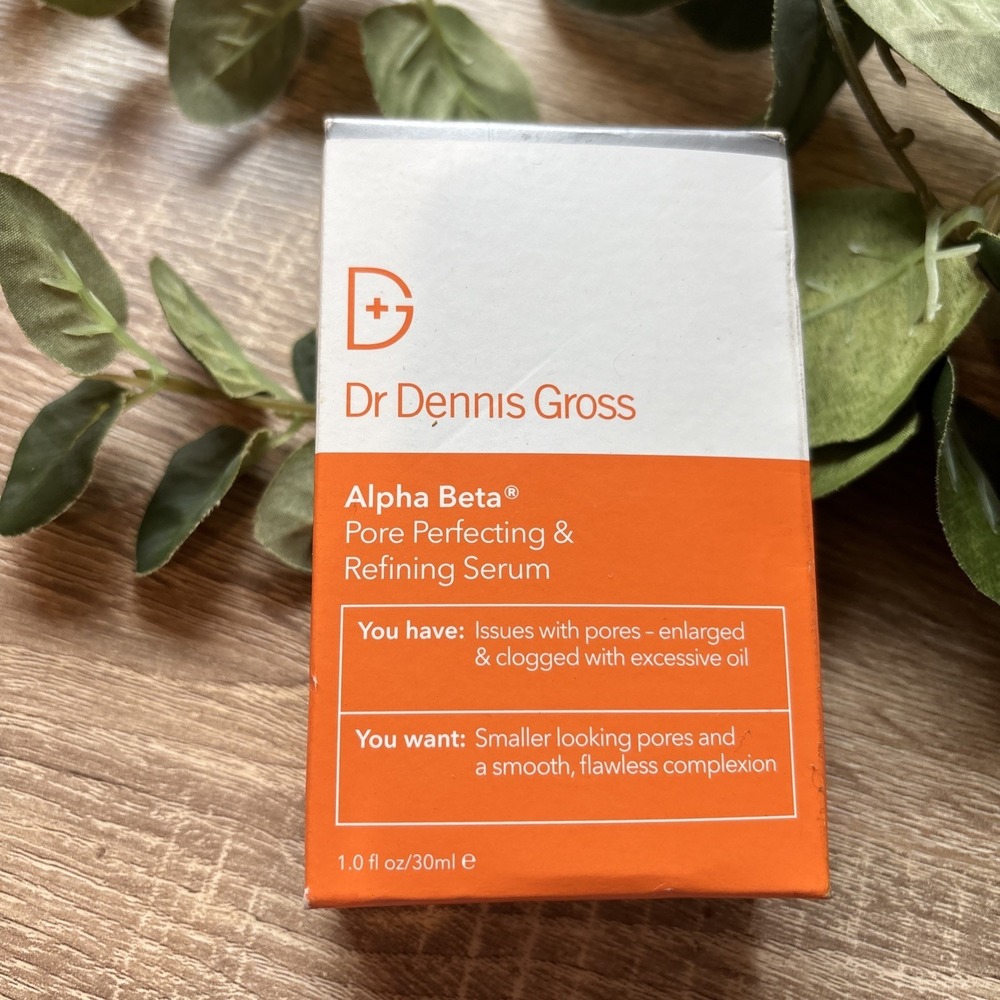 Dr Dennis Gross Alpha Beta Pore Perfecting & Refining Serum 1oz/30ml NEW IN BOX
